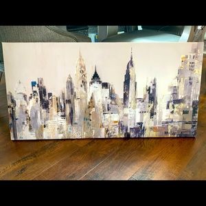 Modern Wall Decor- Cityscape Canvas Painting